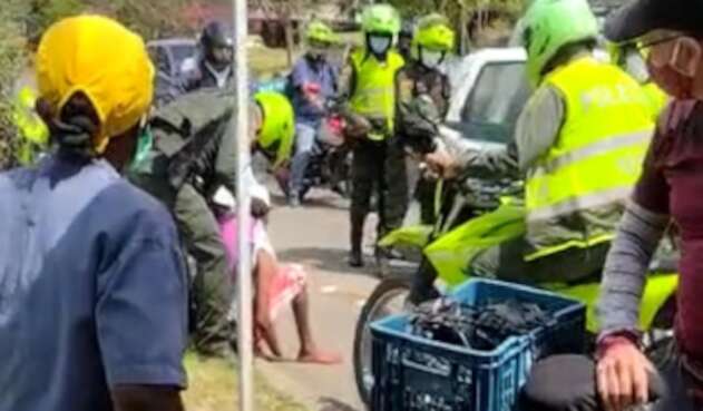 A joven le cortaron la mano en el oriente de Cali