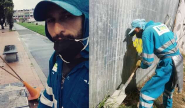 José Molina, el barrendero de Bogotá que busca ser influencer