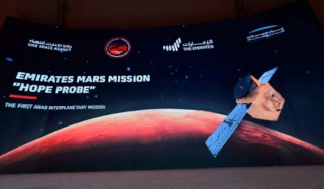 Sonda emiratí Hope llega a la órbita de Marte