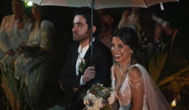 Matrimonio de Alejandro González con Manuela Cardona