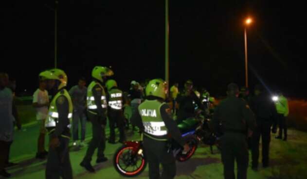 Procedimiento policial en el Atlántico
