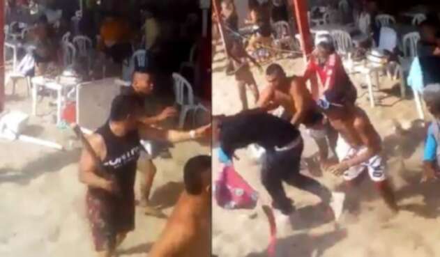 Riña con turistas en Santa Marta