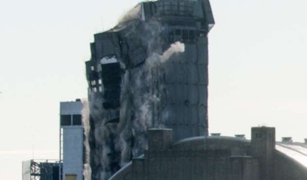 Demolición del hotel casino Trump Plaza