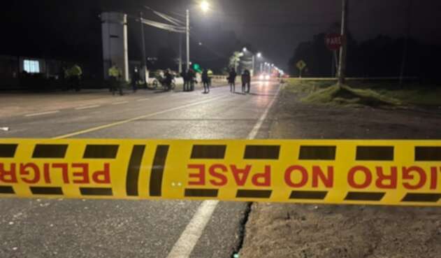 Accidente de tránsito en la vía Soacha - Sibaté