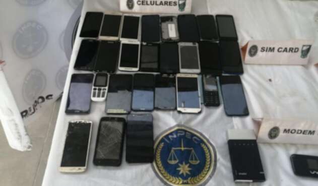 Inpec encontró 26 celulares además de marihuana y cocaína en la cárcel La Picota de Bogotá