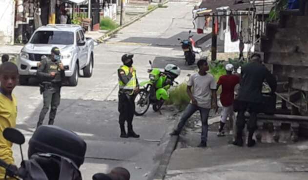 La Policía atendió a los menores afectados
