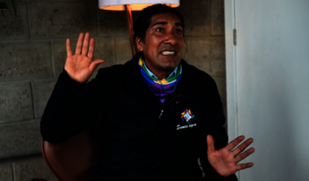 Yaku Pérez, candidato a la presidencia de Ecuador