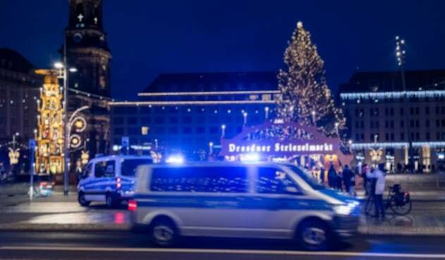 Ambulancia en Dresde, Alemania Ambulancia en Dresde, Alemania
