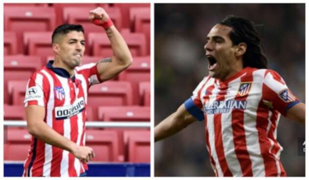 Luis Suárez y Falcao - Atlético de Madrid