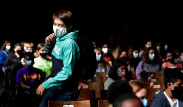 Así fue la reapertura de colegios en Bélgica