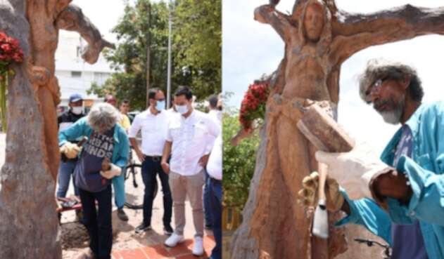 Cristo del árbol en Valledupar