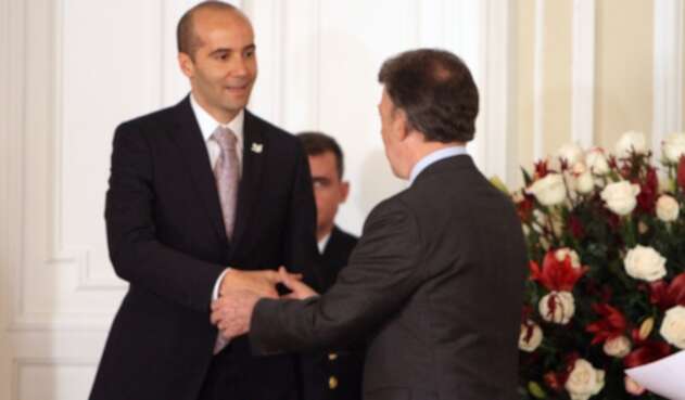 Enrique Riveira Bornacelli, secretario privado de la Presidencia de Santos Enrique Riveira Bornacelli, secretario privado de la Presidencia de Santos