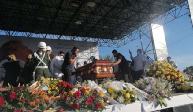 Exequias de Jorge Oñate en La Paz, Cesar