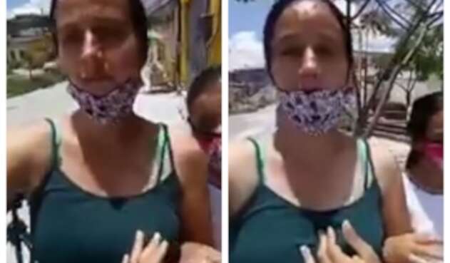 Mujer golpeada por sus hijos
