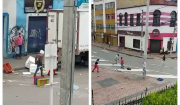 Pelea a machete en La Estanzuela, centro de Bogotá