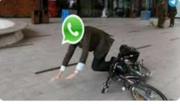 WhatsApp: memes de la caída mundial