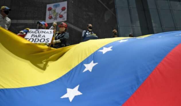 Protestas en Venezuela por vacunas