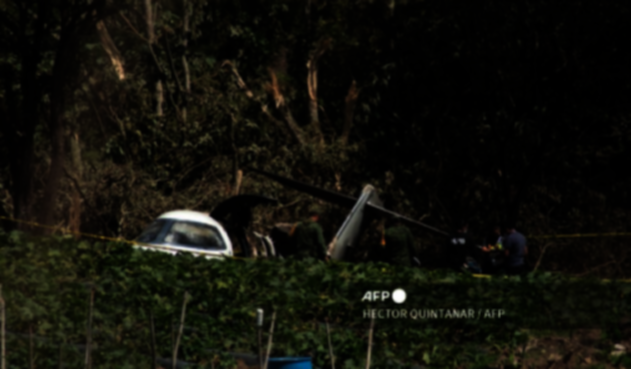 Accidente de avión en México