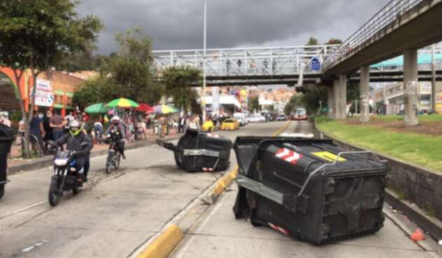 Bloqueos en Suba