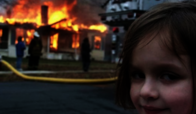 Meme 'disaster girl'