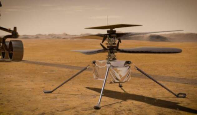 Helicóptero Ingenuity de la NASA