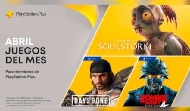 Juegos gratis para PS Plus en abril 2021