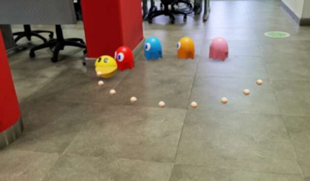PacMan en realidad aumentada
