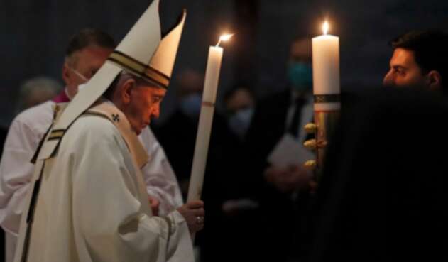 Papa Francisco celebra la Vigilia Pascual este 3 de abril de 2021