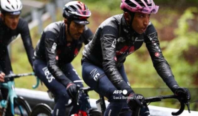 Daniel Felipe Martínez y Egan Bernal, Giro de Italia