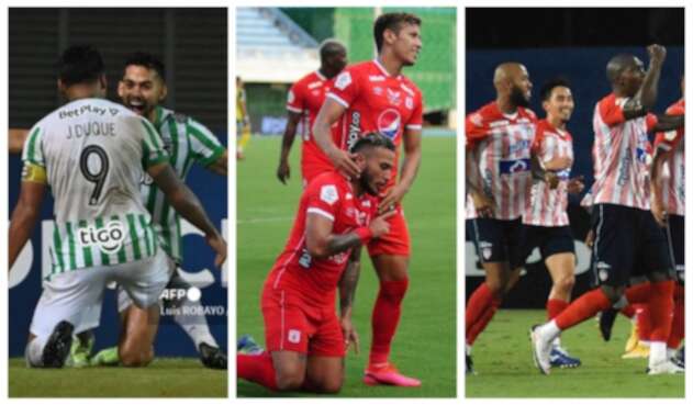 Nacional, América y Junior 2021