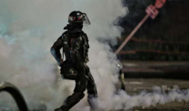 Van más de 450 policías heridos durante las protestas que iniciaron el 28 de abril 2021.