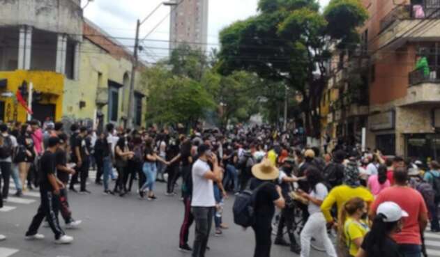 Marchas en Medellín.