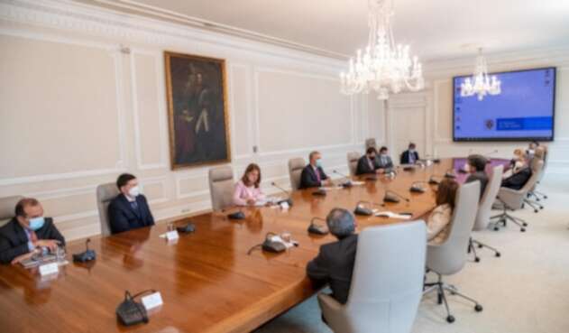Presidente Iván Duque, reunión con Altas Cortes