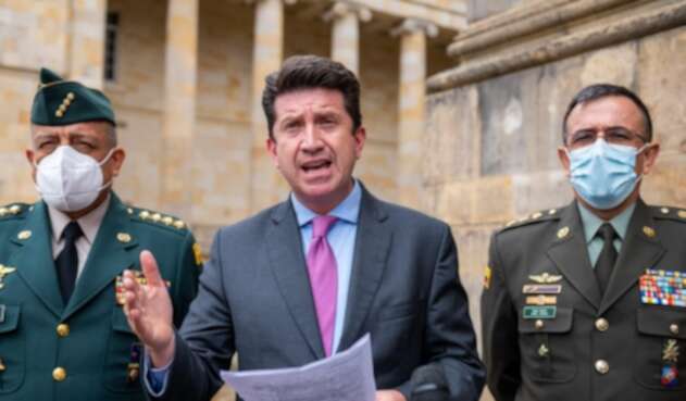 Diego Molano en el congreso.