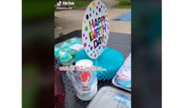 A fiesta de cumpleaños de niño de 6 años no llegó nadie