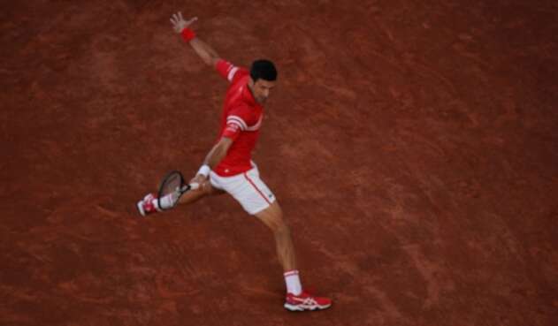 Novak Djokovic en Roland Garros Novak Djokovic en Roland Garros