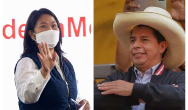 Keiko Fujimori y Pedro Castillo se disputan la Presidencia de Perú