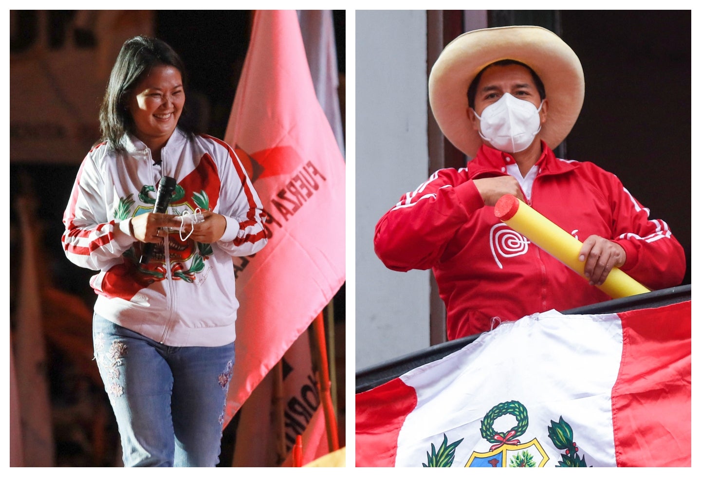 Keiko Fujimori y Pedro Castillo se disputan la segunda vuelta de las elecciones en Perú