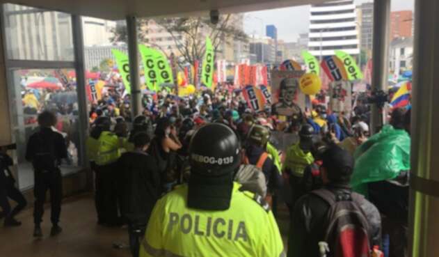 Protestas en Bogotá Protestas en Bogotá