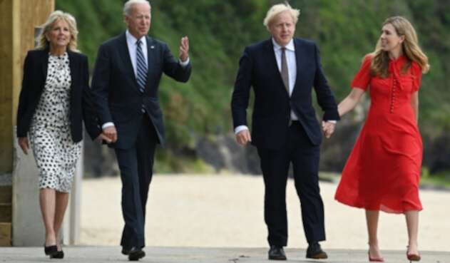 Joe Biden y Boris Johnson