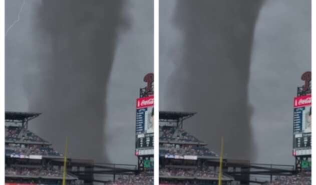 Supuesto tornado en Filadelfia