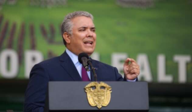 Presidente de Colombia Iván Duque