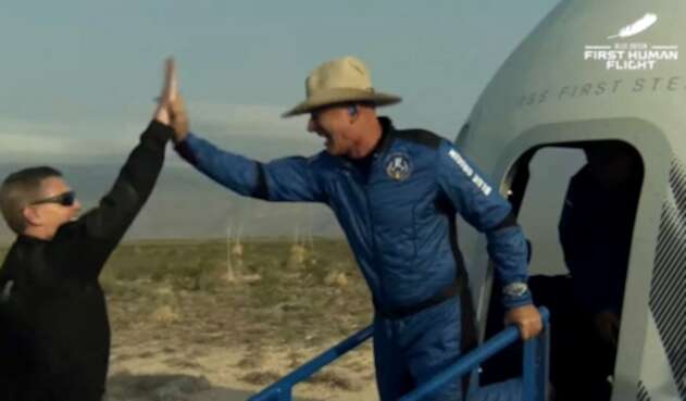 Jeff Bezos viaja al espacio