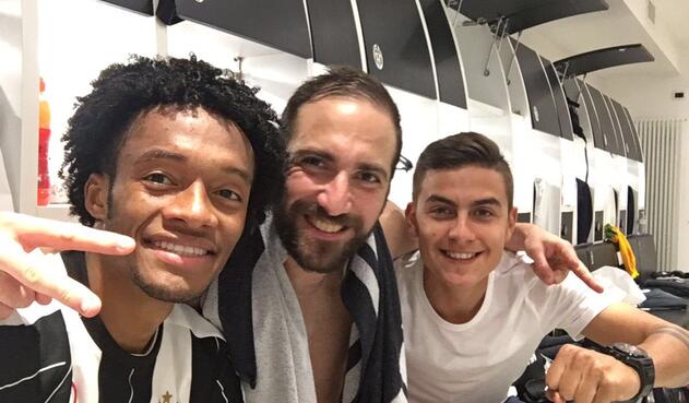 Cuadrado, Higuaín y Dybala, los latinos de la Juve Cuadrado, Higuaín y Dybala, los latinos de la Juve