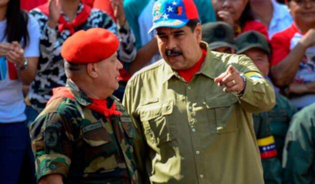 Diosdado Cabello y Nicolás Maduro lideran el gobierno venezolano Diosdado Cabello y Nicolás Maduro lideran el gobierno venezolano