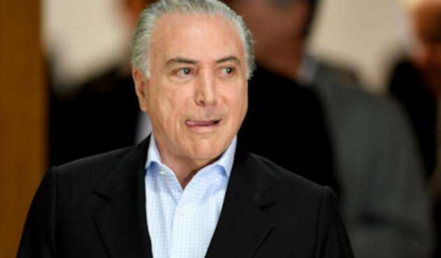 Michel Temer, presidente Brasil Fiscalía de Brasil denuncia al presidente Temer en otro caso de corrupción.