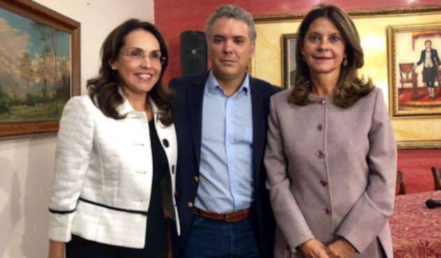 Viviane Morales e Iván Duque Viviane Morales e Iván Duque