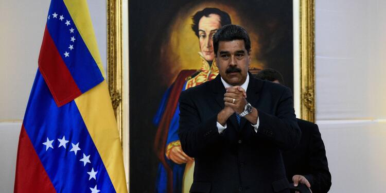 Nicolás Maduro, presidente de Venezuela, en Caracas