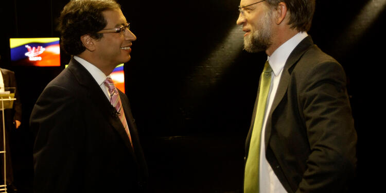 Gustavo Petro y Antanas Mockus Gustavo Petro y Antanas Mockus
