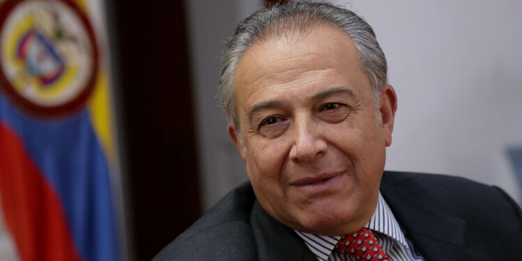 El general (r) Óscar Naranjo, saliente vicepresidente de la República